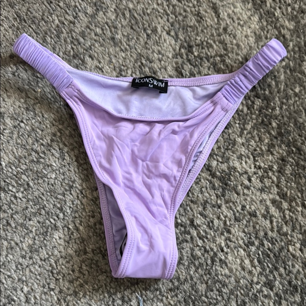 Women’s ICON Lavender Bikini Bottom medium new no tags